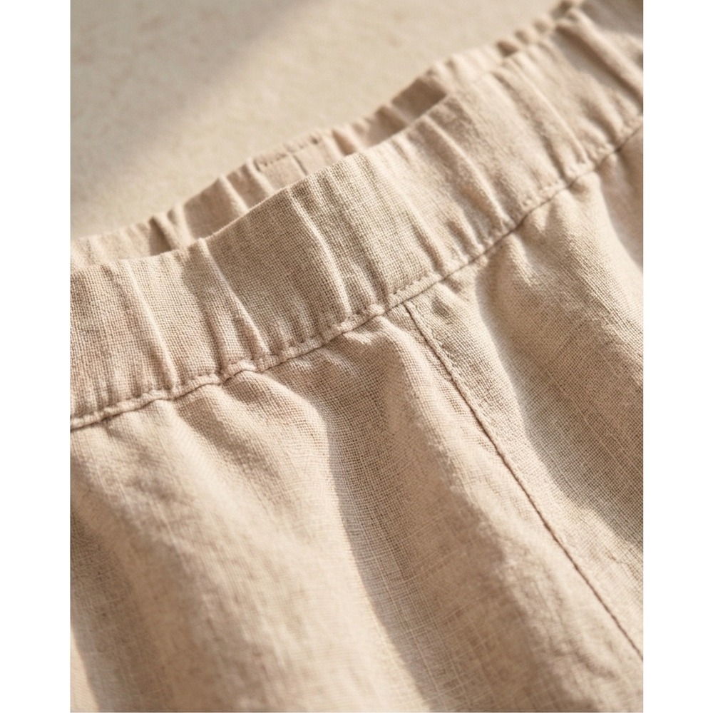 J. JILL Pure Jill Linen Cropped Pants Womens 3X Elastic Waist Casual Pockets - Picture 3 of 10